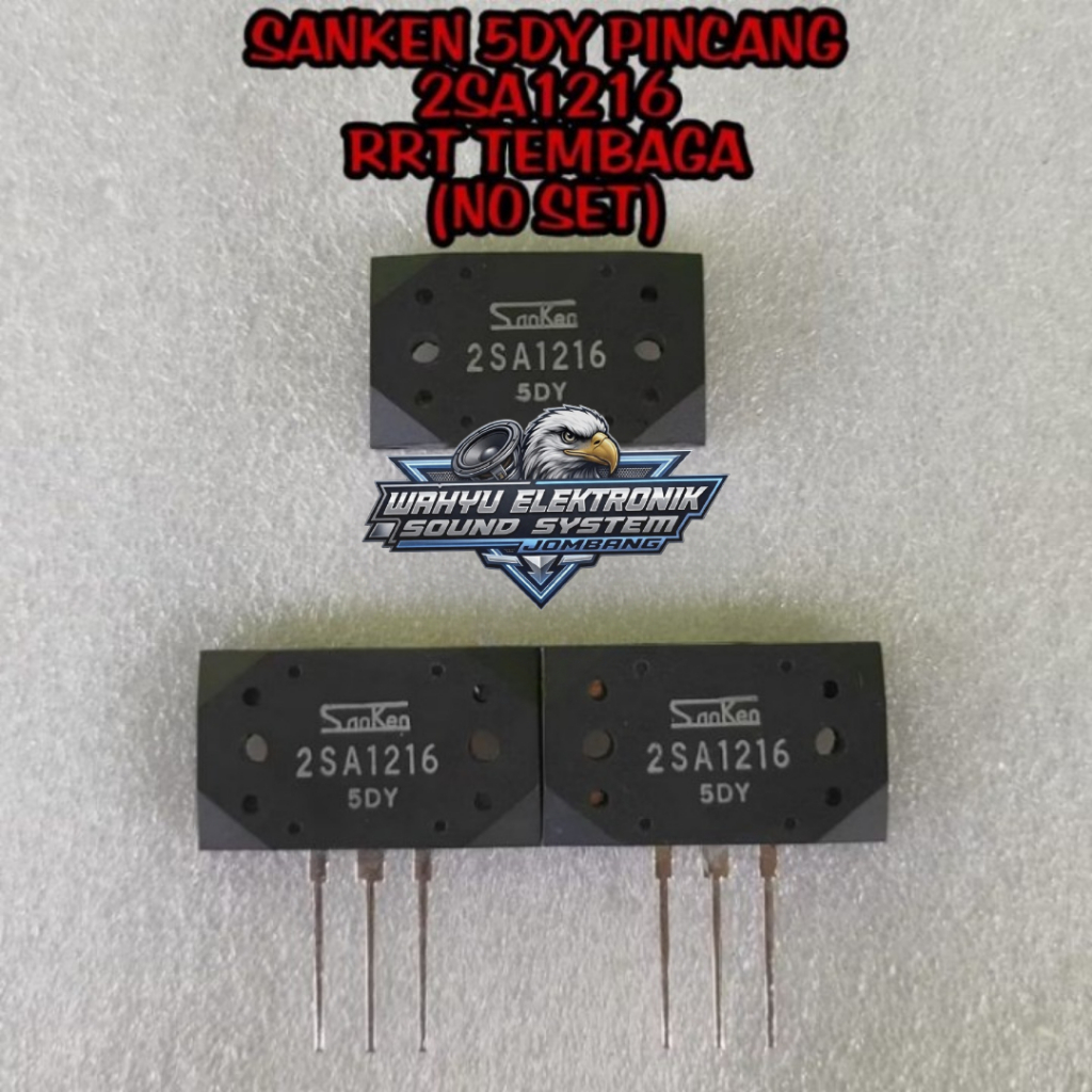 Transistor Final SANKEN 5DY 2SA 1216 2SA1216 Pincang / Sebelah (no set)