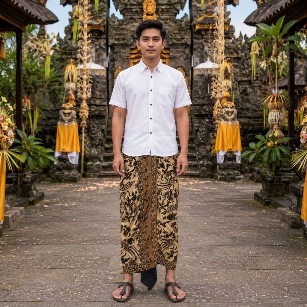 Saput Batik Indigo Untuk Dewasa/Saput Batik