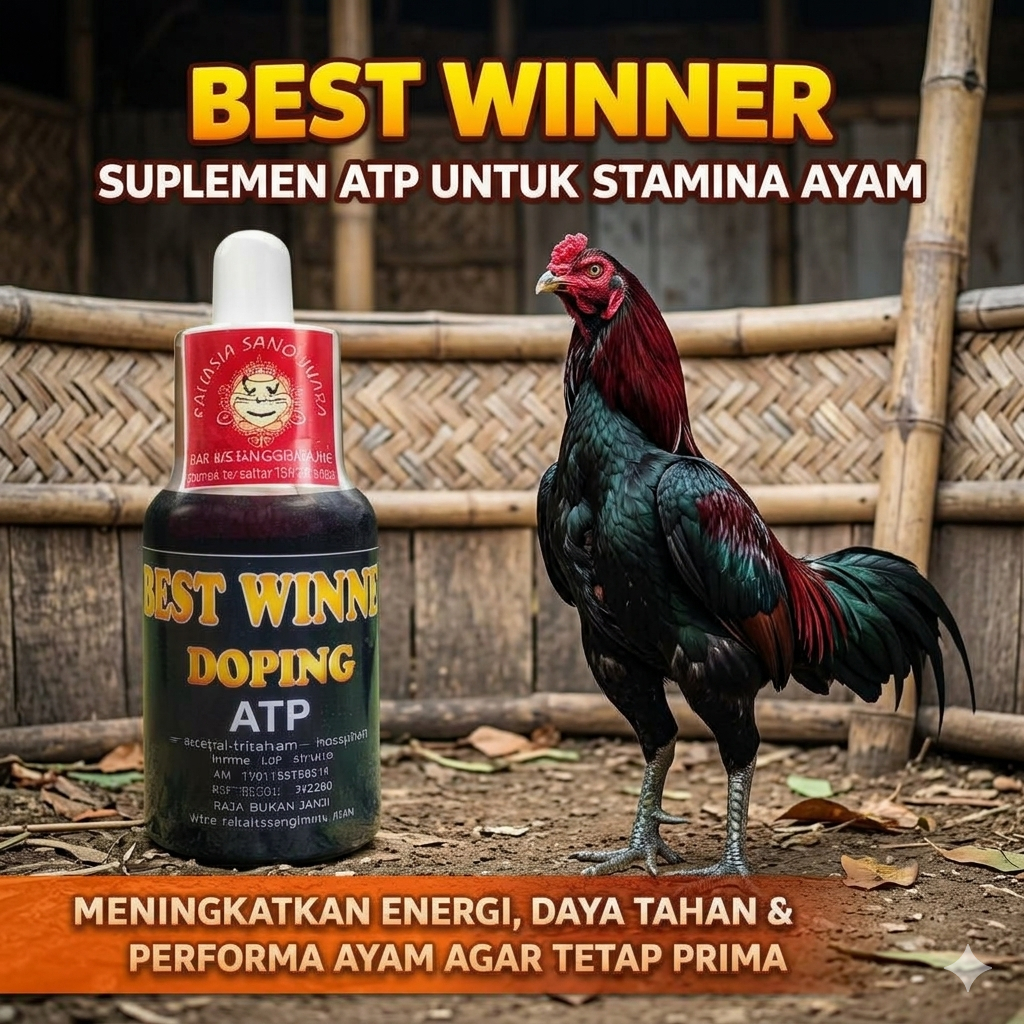 Best Winner Doping ATP Ayam Aduan 15ml - Amunisi Tambahan Untuk Ayam Petarung