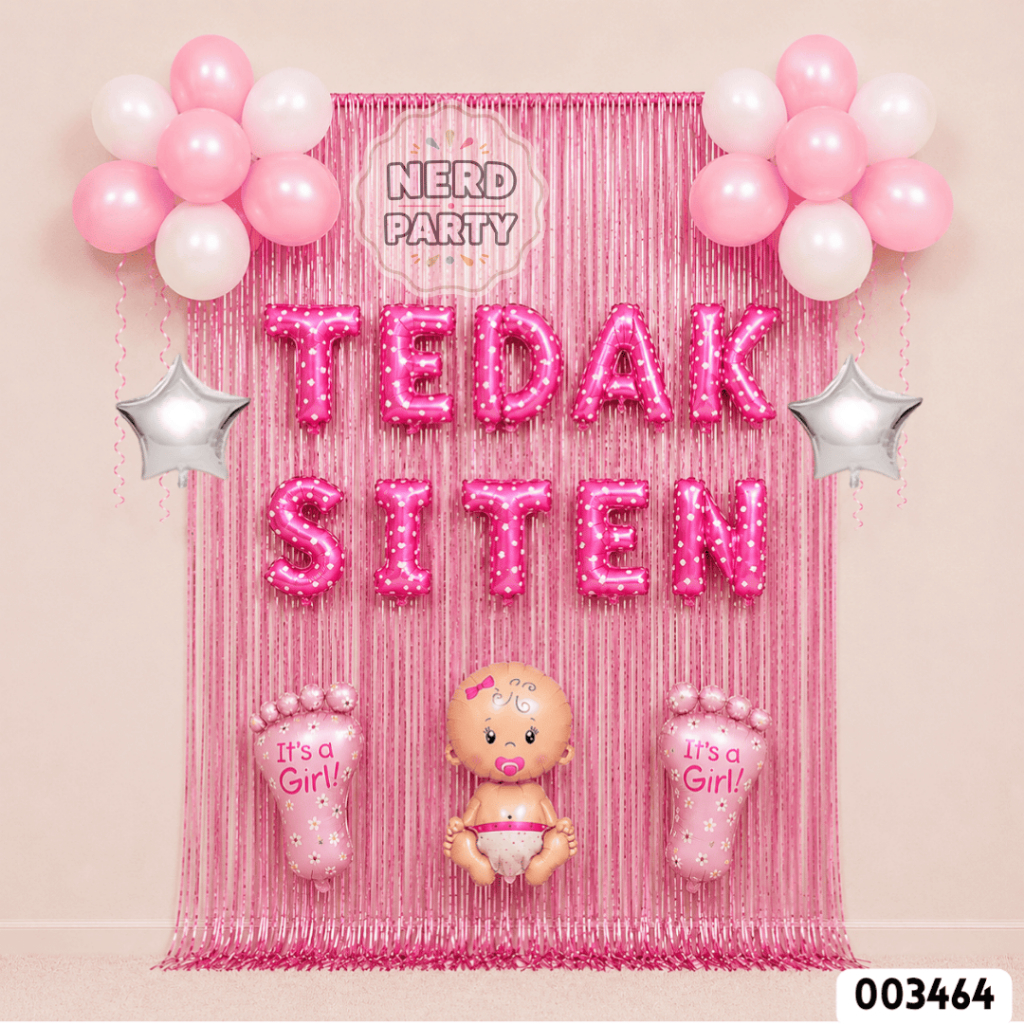 Paket Tedak Siten Hemat Dekorasi Mewah / Happy Birthday / Perlengkapan Pesta / Ulang Tahun Dewasa