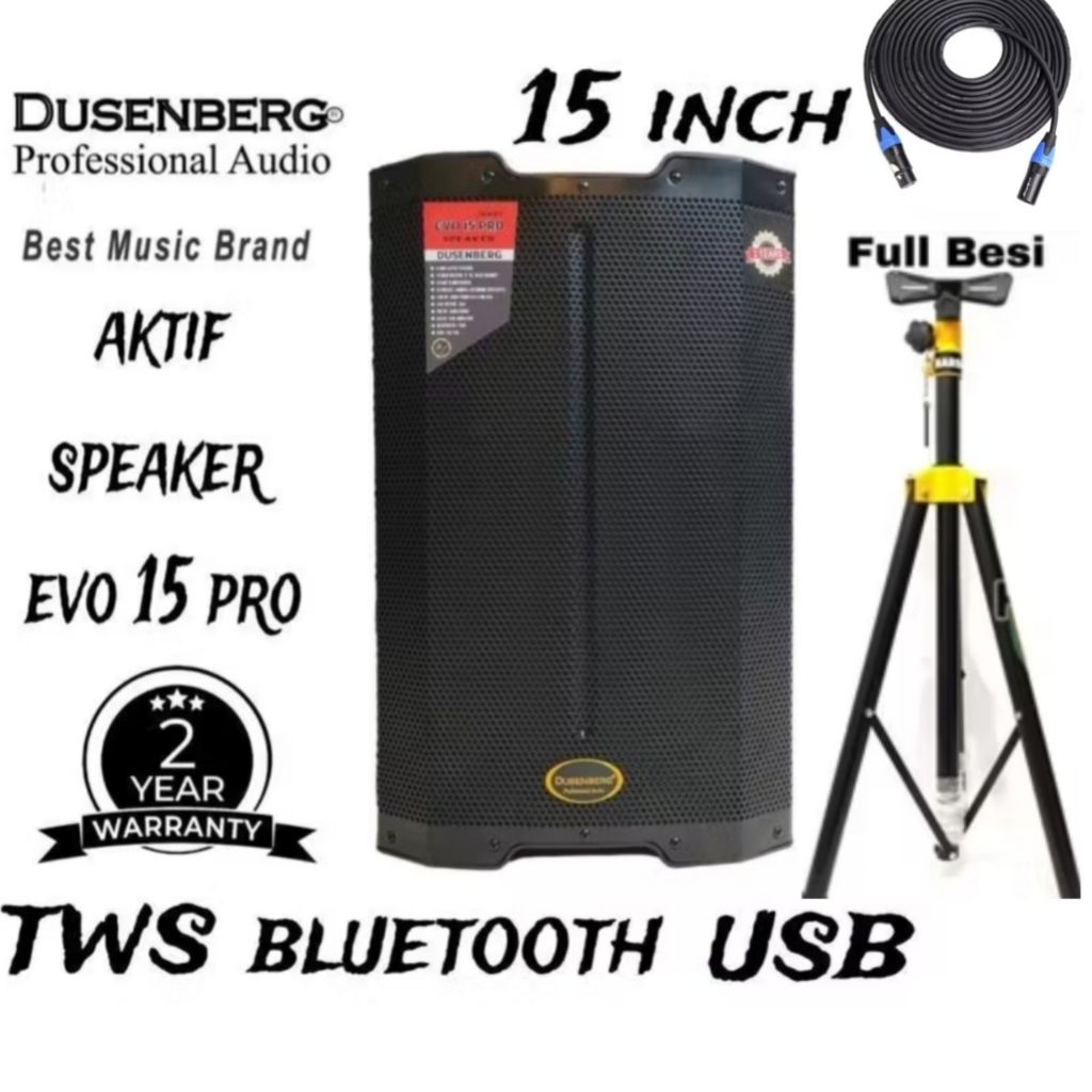 SPEAKER AKTIF DUSEMBERG EVO15 PRO SPEAKER AKTIF 15 INCH TWS DUSEMBERG EVO15 PRO