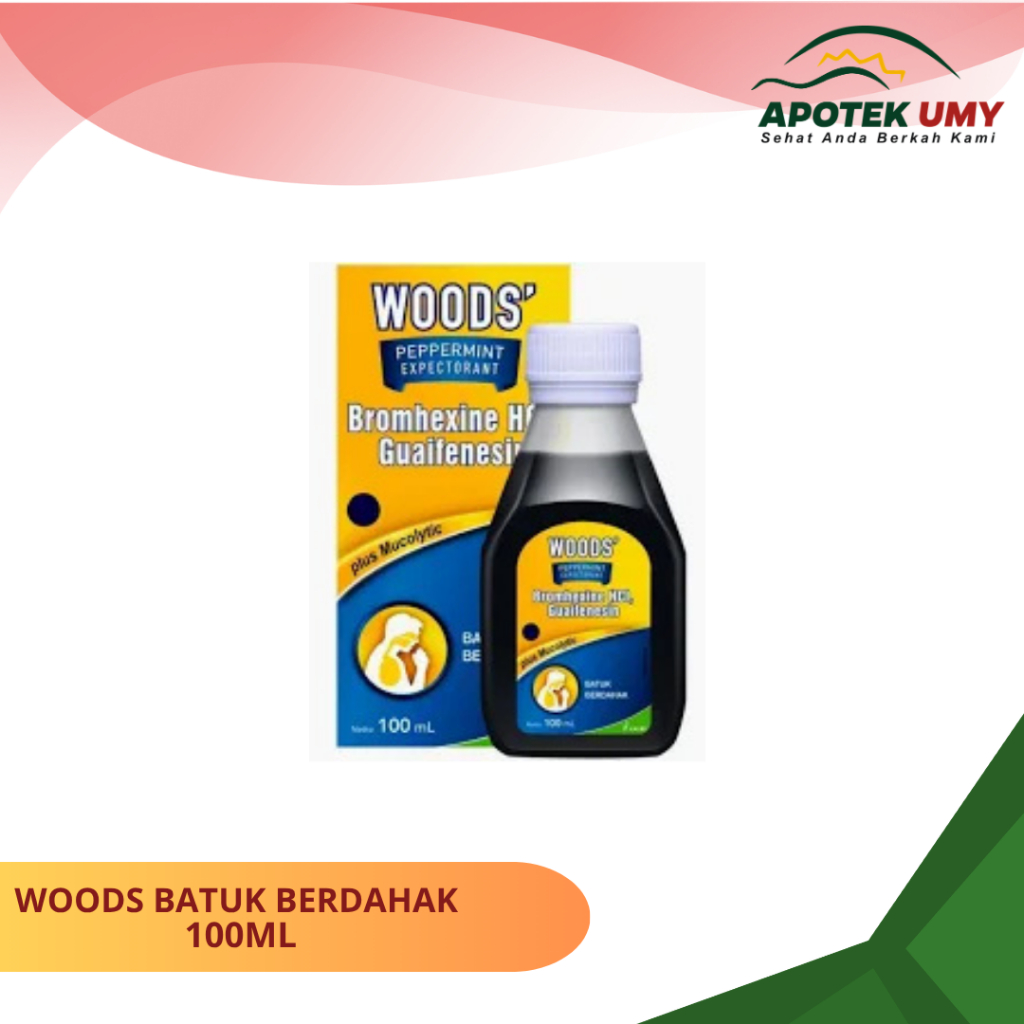 WOODS BATUK BERDAHAK 100ML