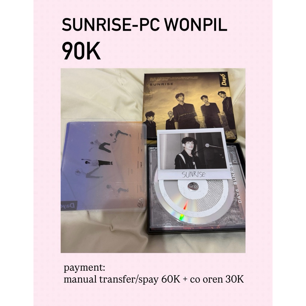 day6 album sunrise - pc wonpil