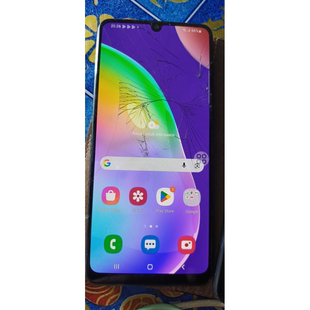 LCD dan frame Samsung A31 ori copotan