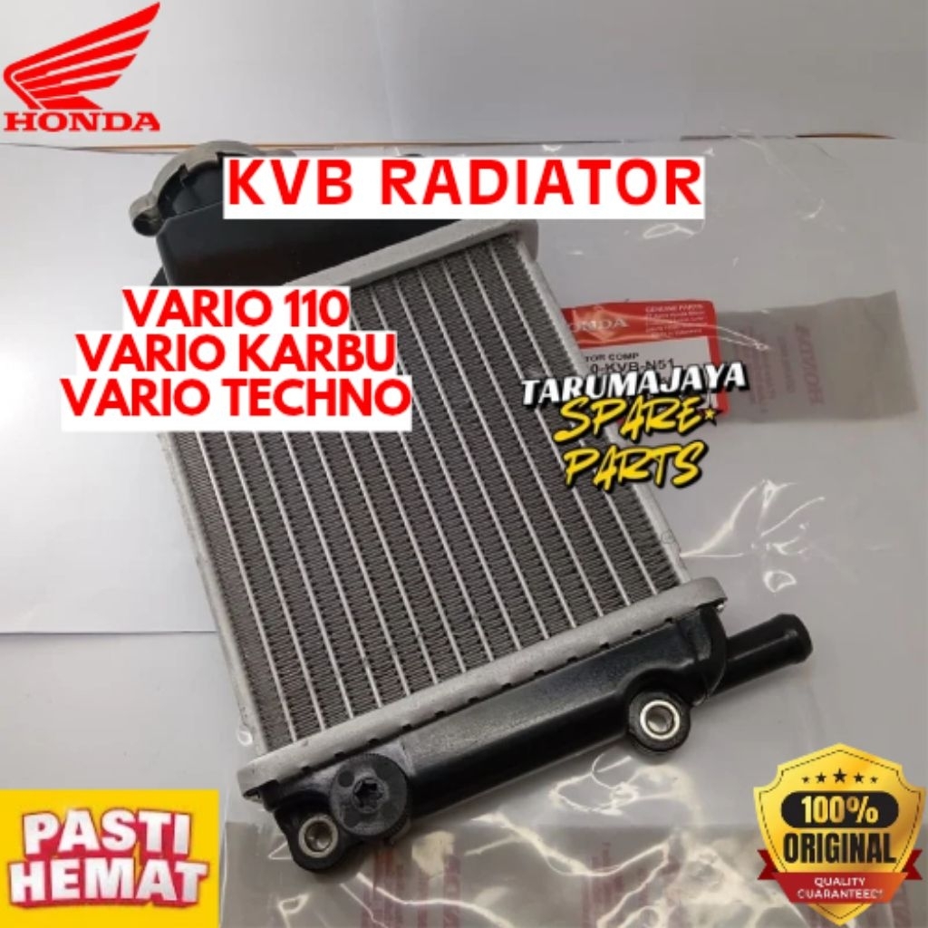 RADIATOR ORIGINAL YAMAHA KODE KVB, RADIATOR VARIO 110, RADIATOR VARIO KARBU, RADIATOR VARIO TECHNO

