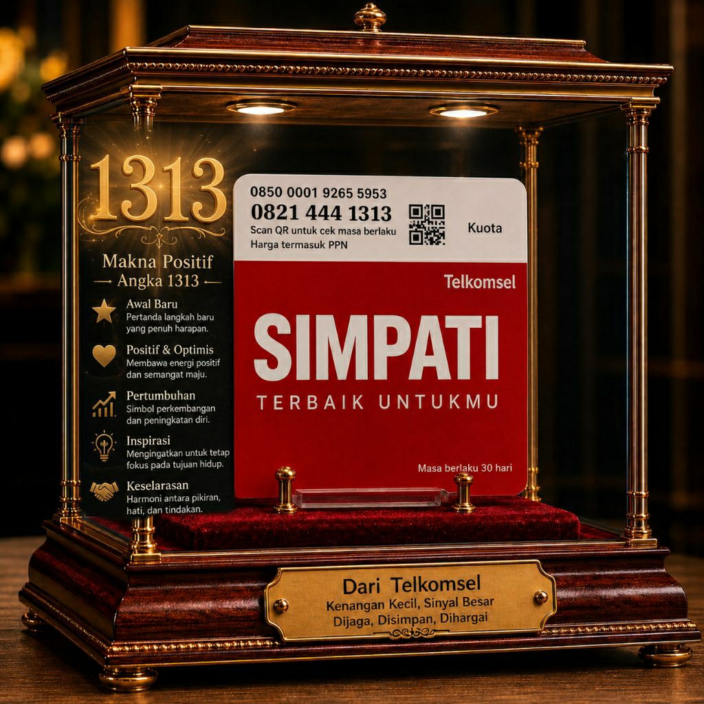 PERDANA TELKOMSEL SIMPATI 11 DIGIT NOMOR CANTIK 1313 1444 444