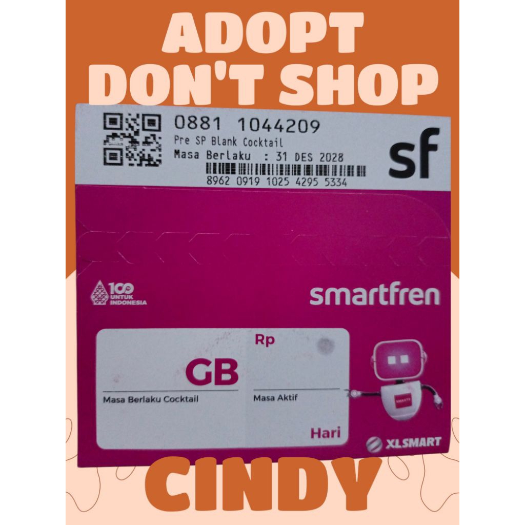 nomor cantik smartfren 88 11 0 44 209 isi kuota 3gb jaringan 5GB jaringan 5G