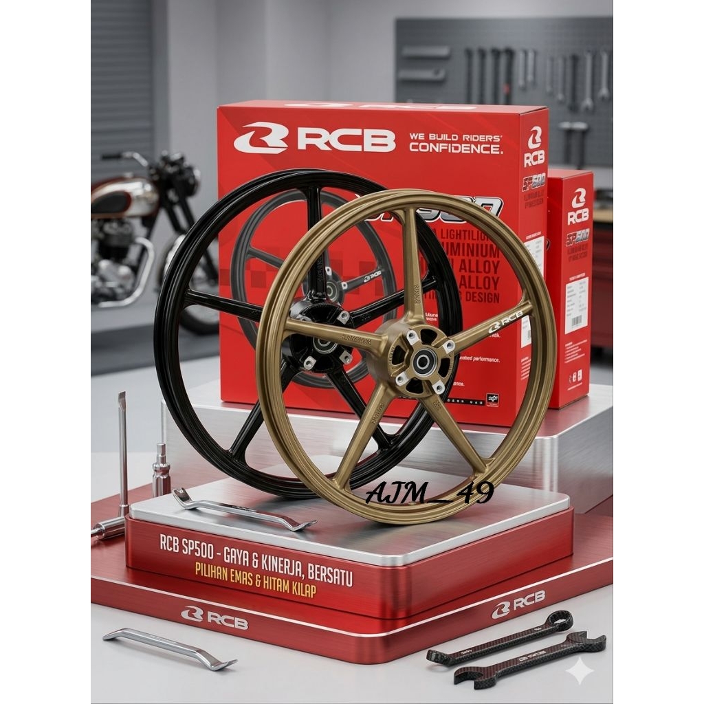 VELG DEPAN SP500 JUPITER Z 120*17 RCB/ORIGINAL