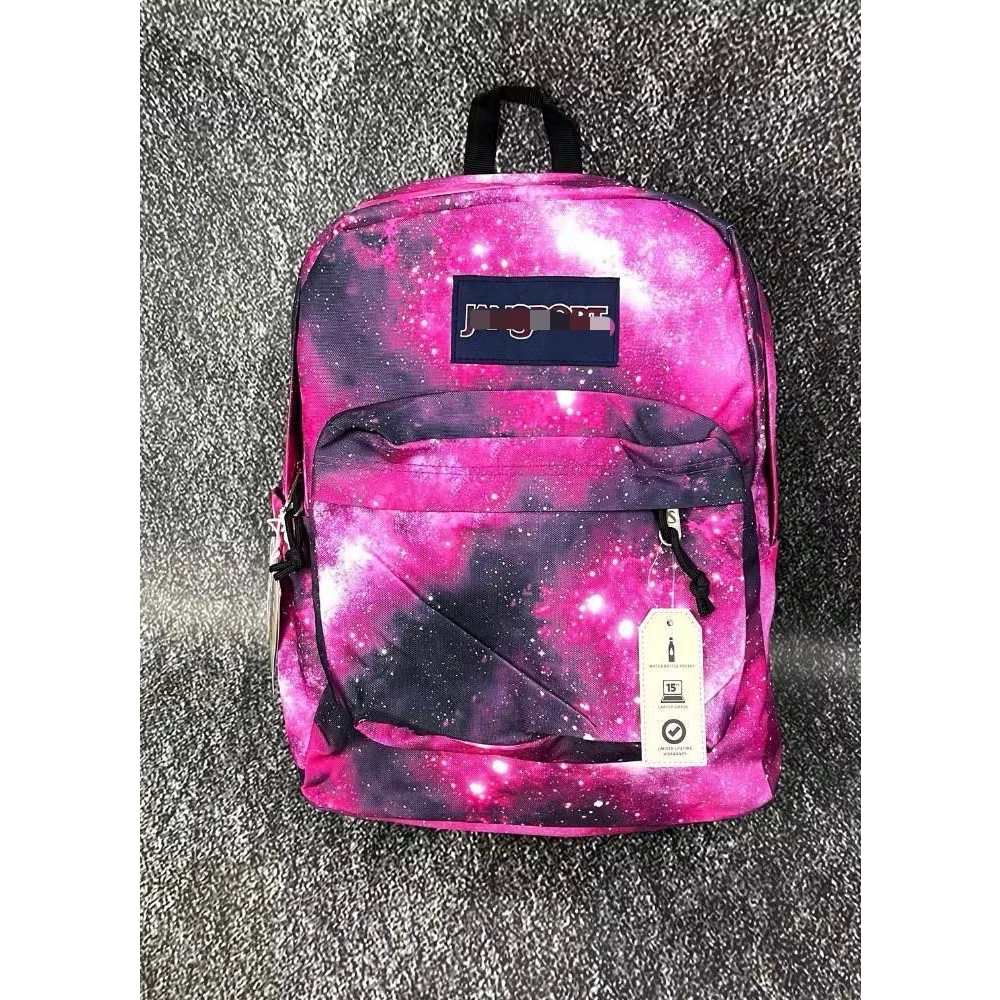 TAS RANSEL KULIAH KERJA MAHASISWA /TAS RANSEL J4NSPORT SPORTS BAGS GALAXY PINK MOTIF ORIGINAL BACKPA