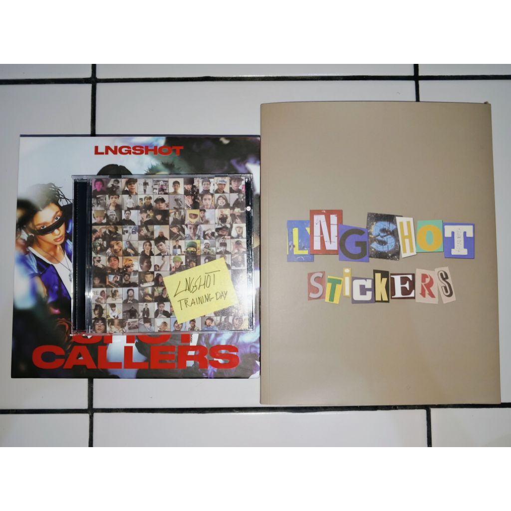 LNGSHOT ALBUM ONLY ALBUM SHOT CALLERS LNGSHOT TRAINING DAY ALBUM ONLY LNGSHOT STICKERS PHOTOBOOK PB 