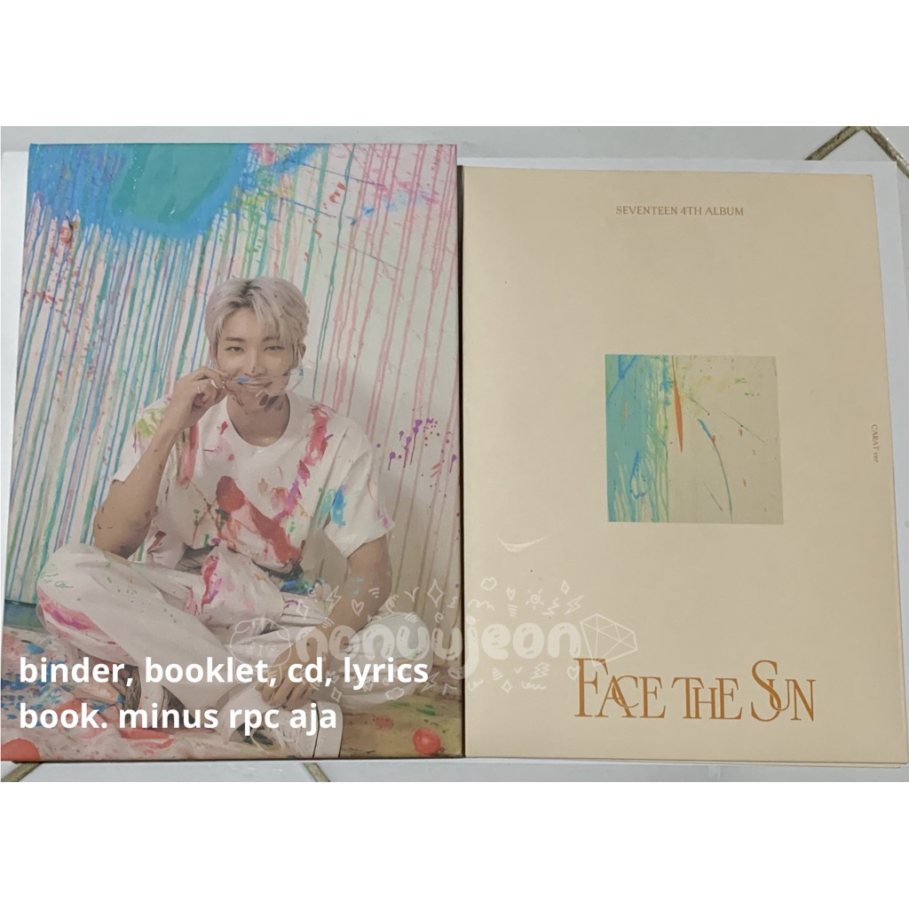 Album Only Seventeen Wonwoo Face The Sun Carat Ver. (Baca Deskripsi)