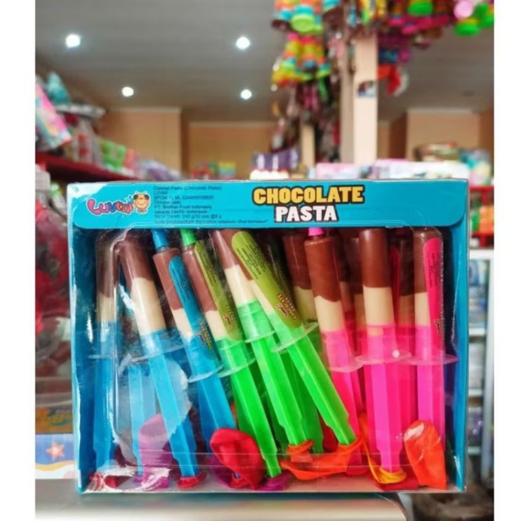 Coklat Suntik Pasta Balon isi 30 pcs