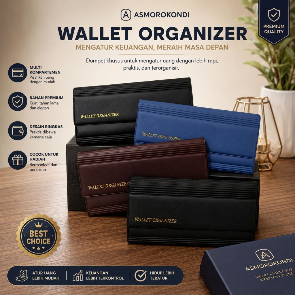 Dompet Viral Dompet pintar wallet organizer pengatur keuangan