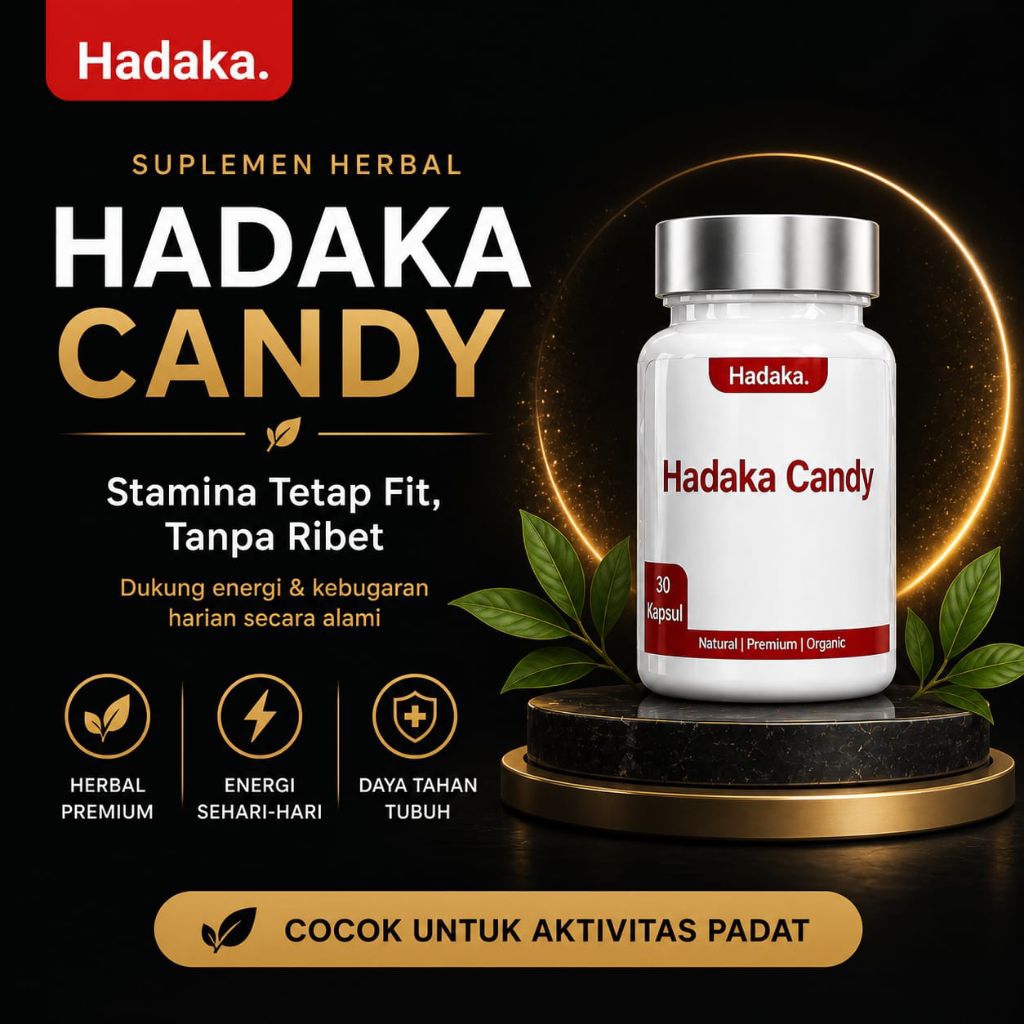 TERLARISHADAKA CANDY Herbal suplement Jaga Stamina & Kebugaran Tubuh Alami
