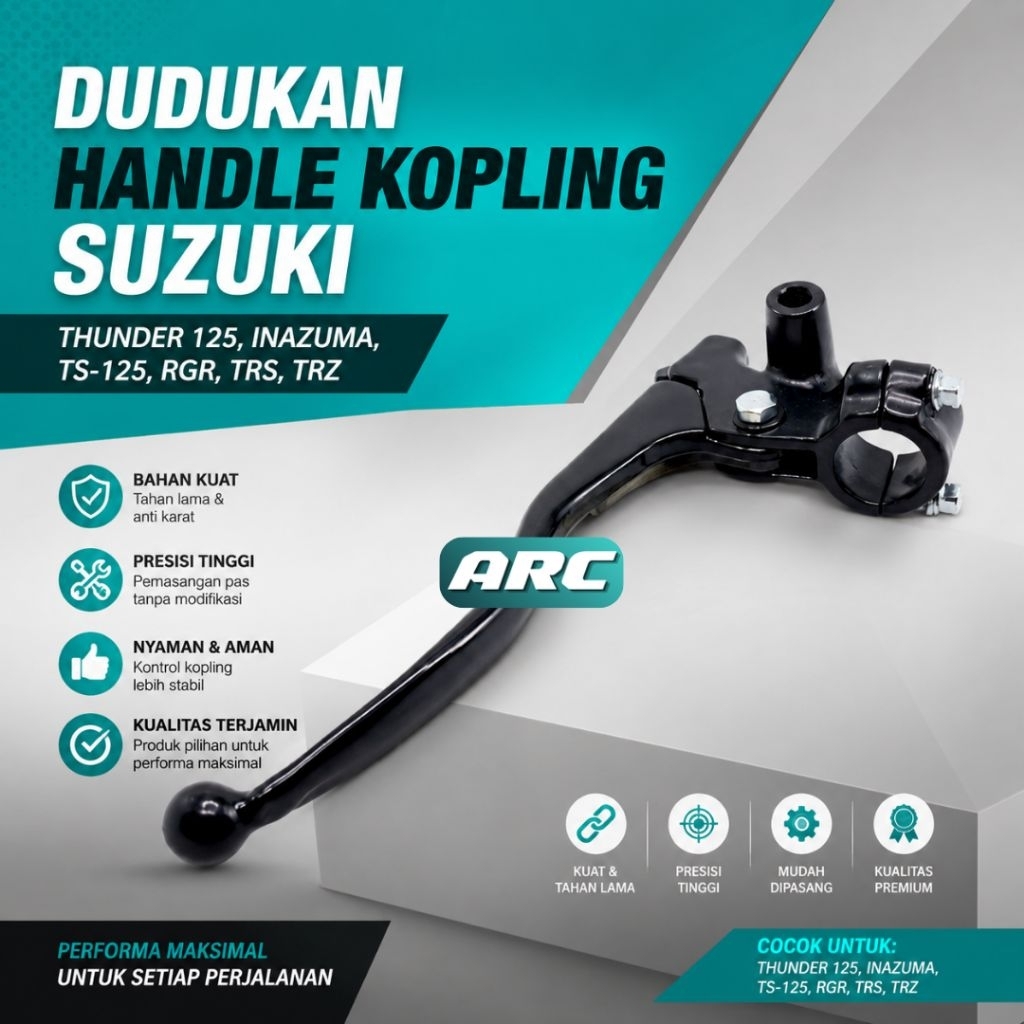 Dudukan Spion Set Handle Kopling Thunder 125 TS-125 RGR TRS TRZ INAZUMA