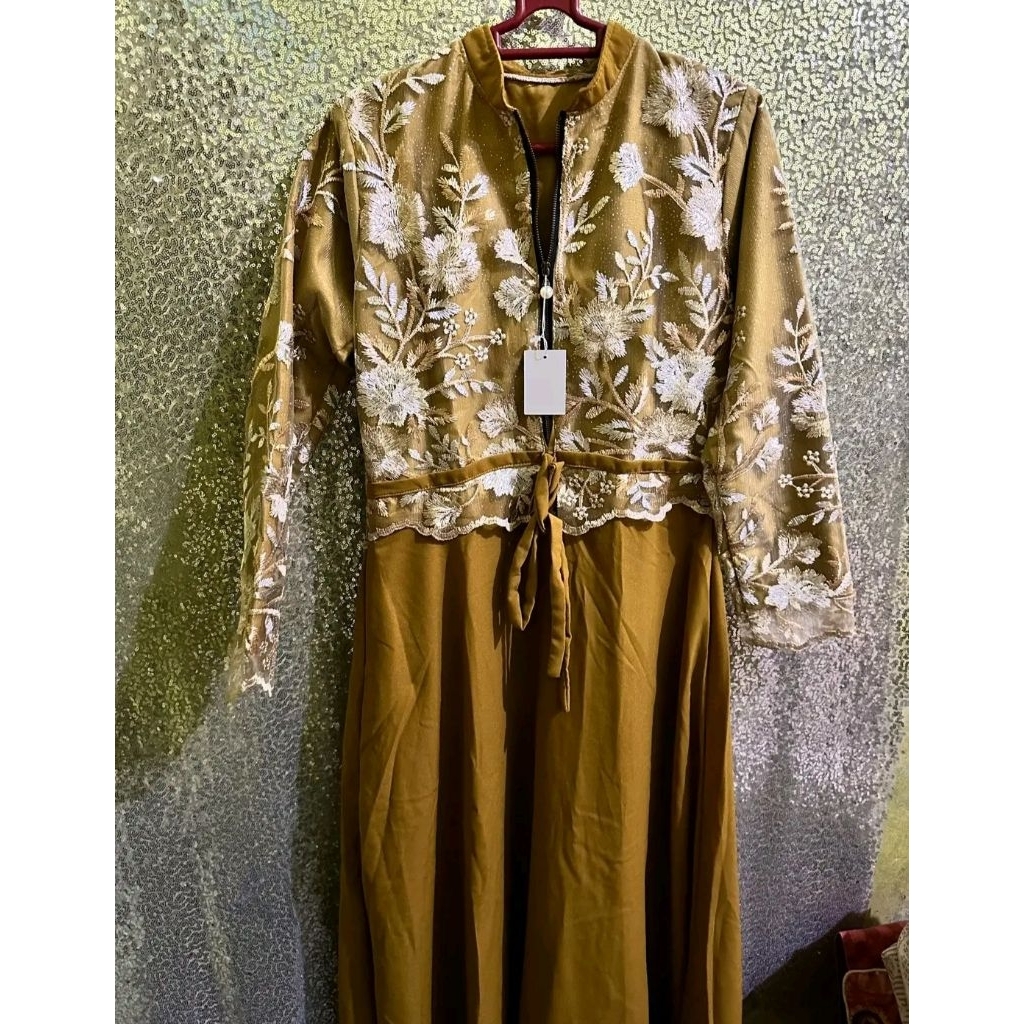 gamis kondangan kekinian tunik panjang