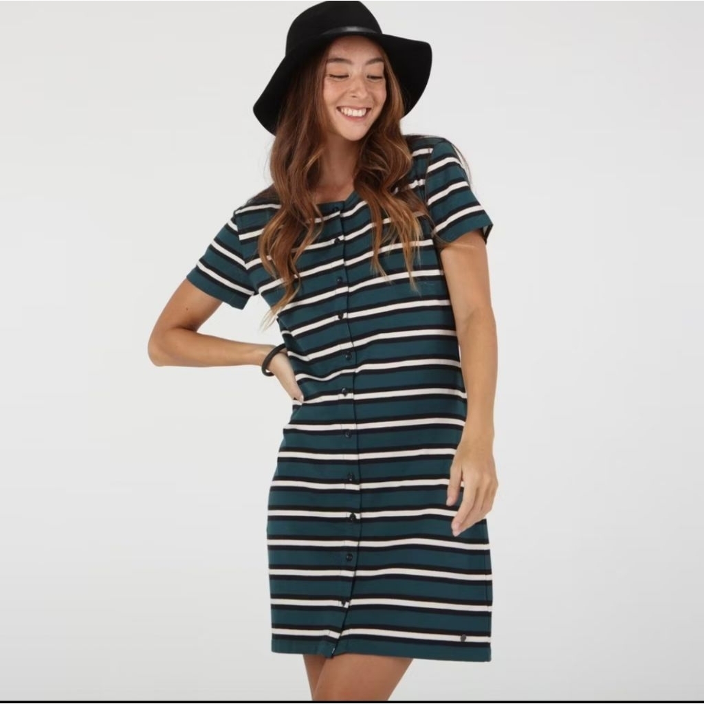 Dress Volcom Wanita GDS Bubble Tea MNG Original