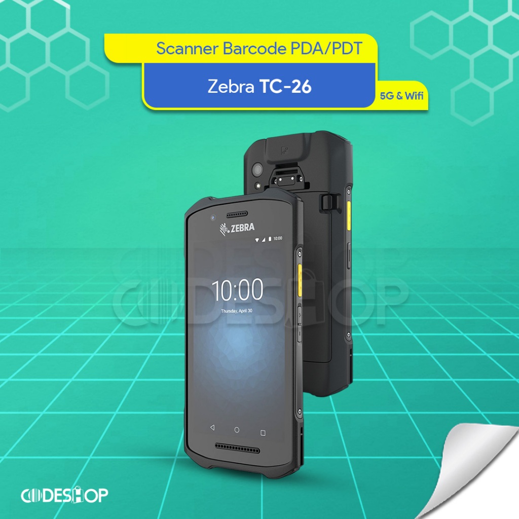 Mobile Barcode Scanner Zebra TC26 PDT PDA Android 2D SIM