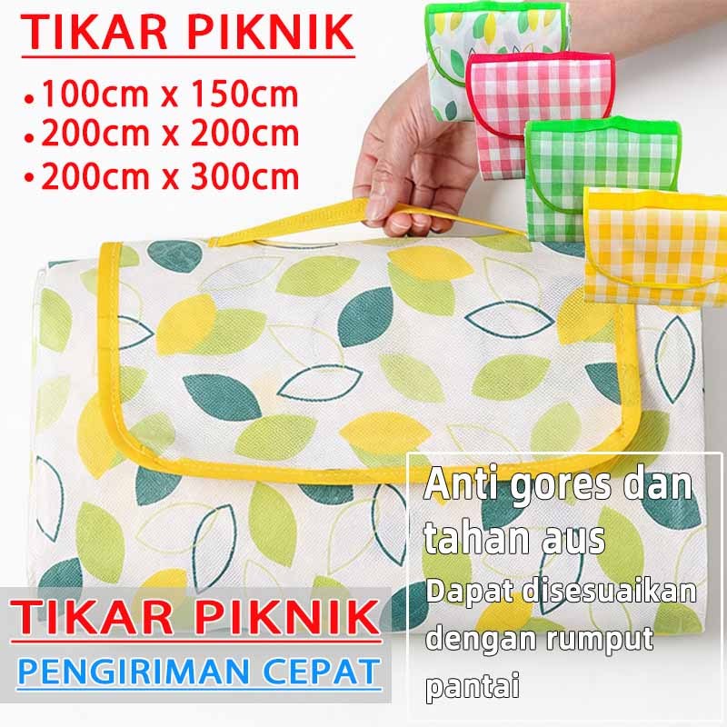 [COD]  tikar piknik jumbo tikar lipat piknik waterproof tikar lipat piknik waterproof 200x200 tikar 