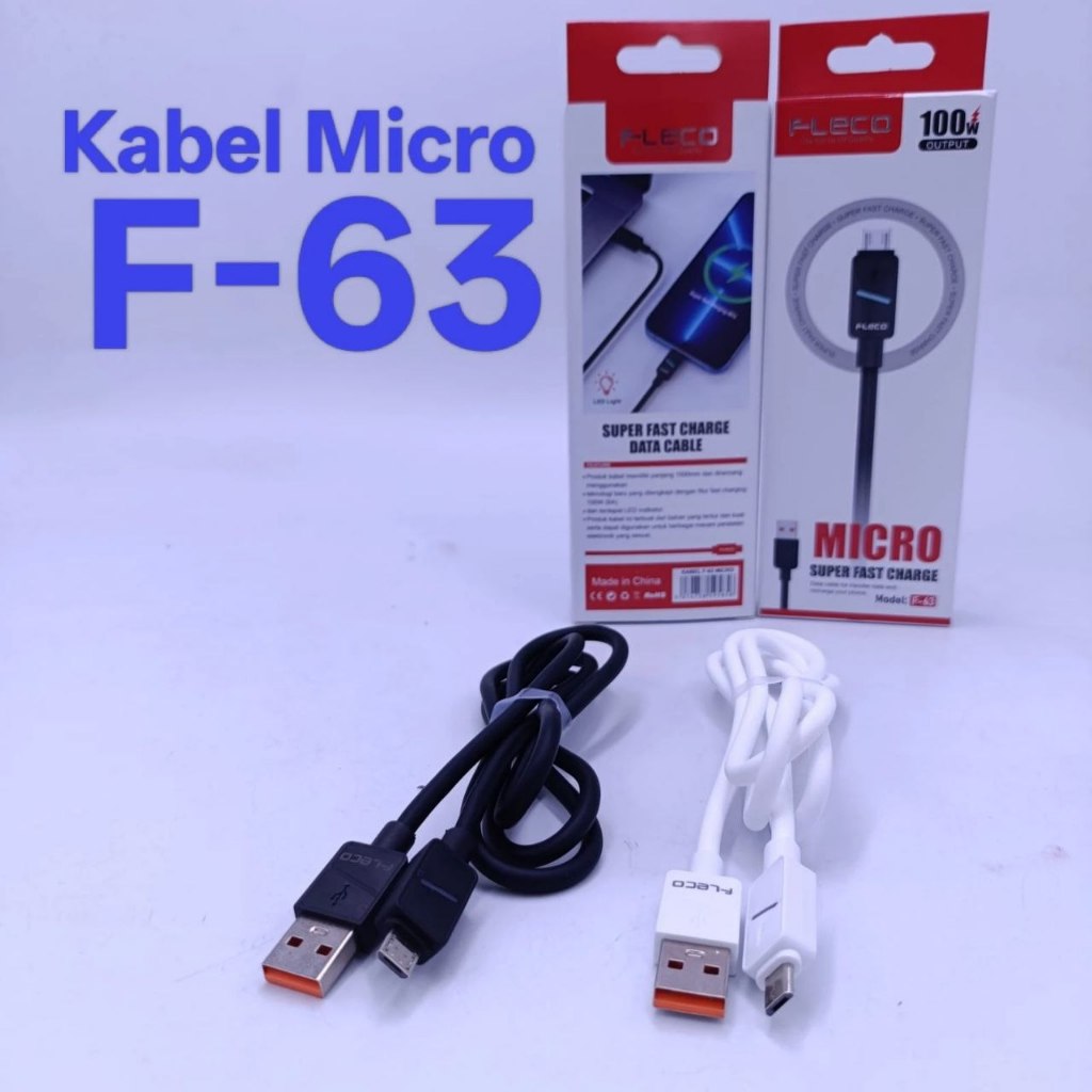 KABEL DATA FLECO F-63 | MICRO | TYPE-C | TERLARIS