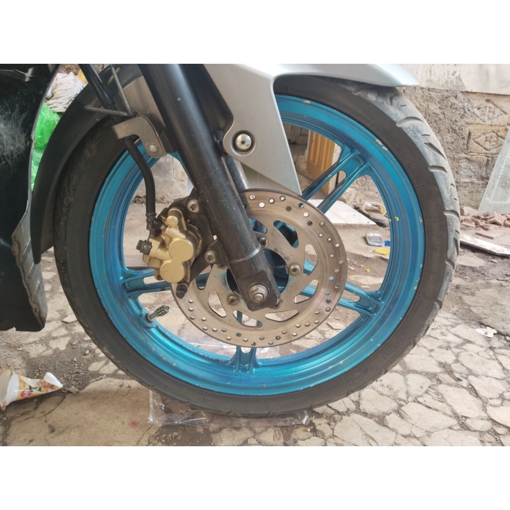 velg depan Yamaha Vixion new NVL ori copotan motor