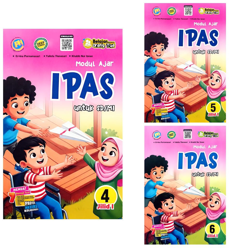 LKS PUSTAKA PERSADA SD MI IPAS ILMU PENGETAHUAN ALAM DAN SOSIAL KELAS 4 5 6 SEMESTER 1 GANJIL KURIKU