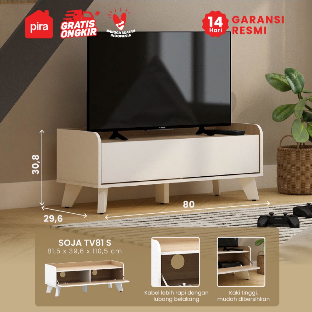 PIRA METROPOLIS OX -  SOJA TV81 S Meja TV / Rak TV