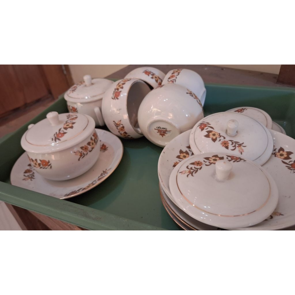 Gelas kopi dempok asli jadul Made in China (barang antik)