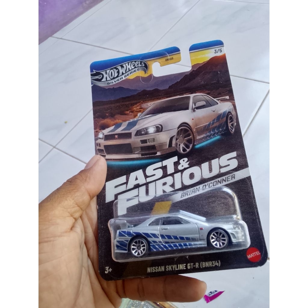 hot wheels Nissan skyline R34 Brian O'Conner