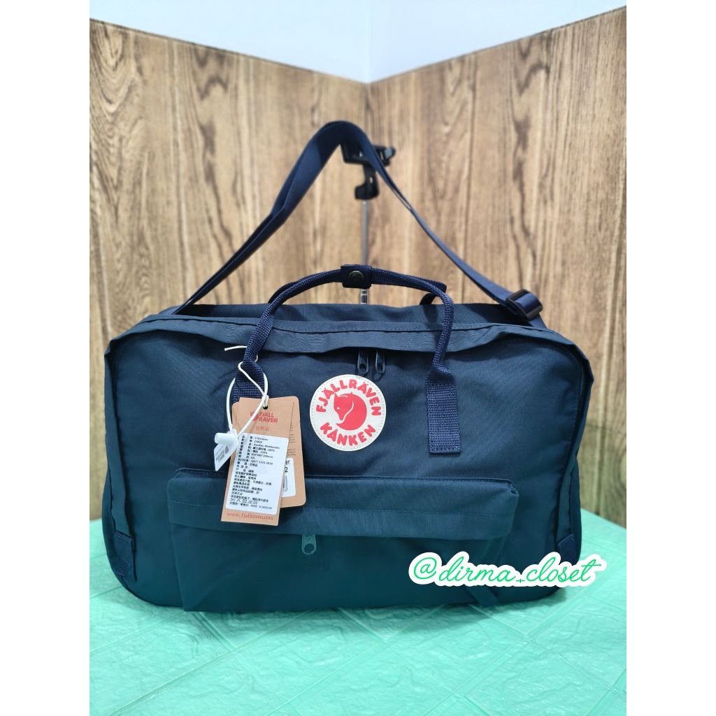 NEW - Original Kanken Weekender "Navy" / Tas Jinjing Slempang Ransel Kanken