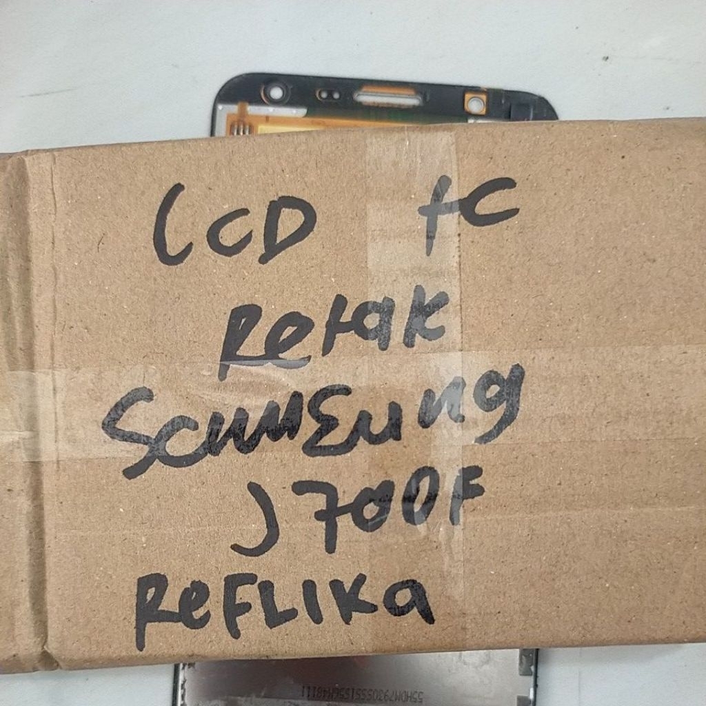 LCD TC Retak Hp Samsung J700F Replika Ori cabutan normal