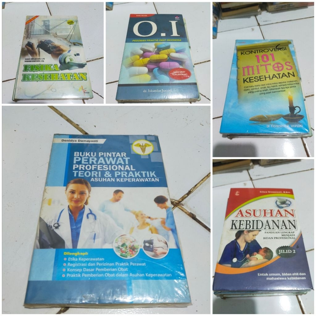 Buku pintar perawat profesional teori & praktik asuhan keperawatan / Kontroversi 101 mitos kesehatan