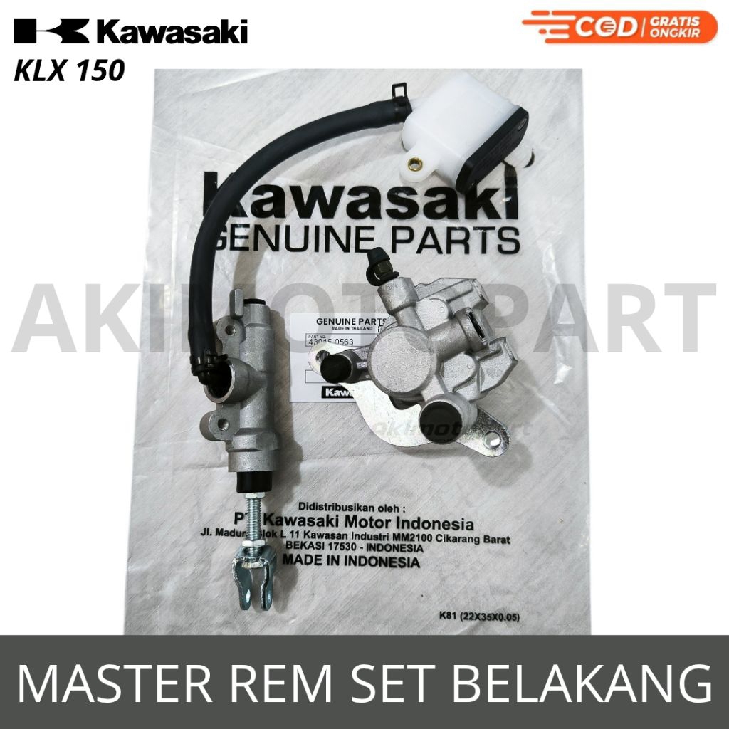 Master Rem Set Belakang + Kaliper Klx 150
