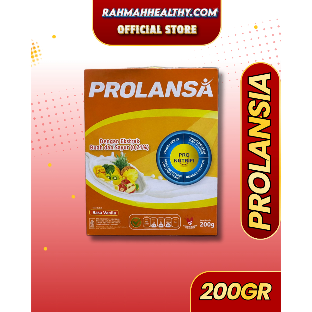 Prolansia Vanila Susu Lansia 200 Gram (Nutrition for Elderly)