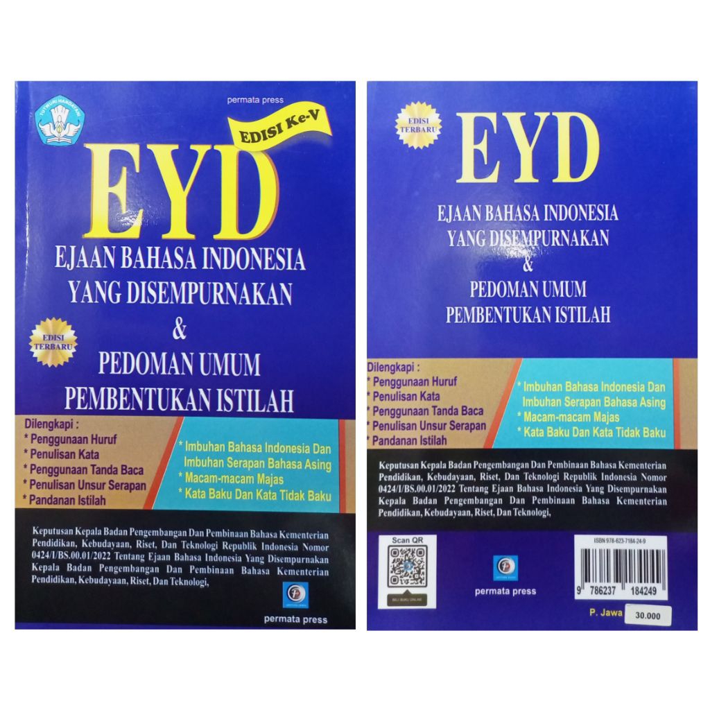 EYD Edisi Kelima - Permata Press