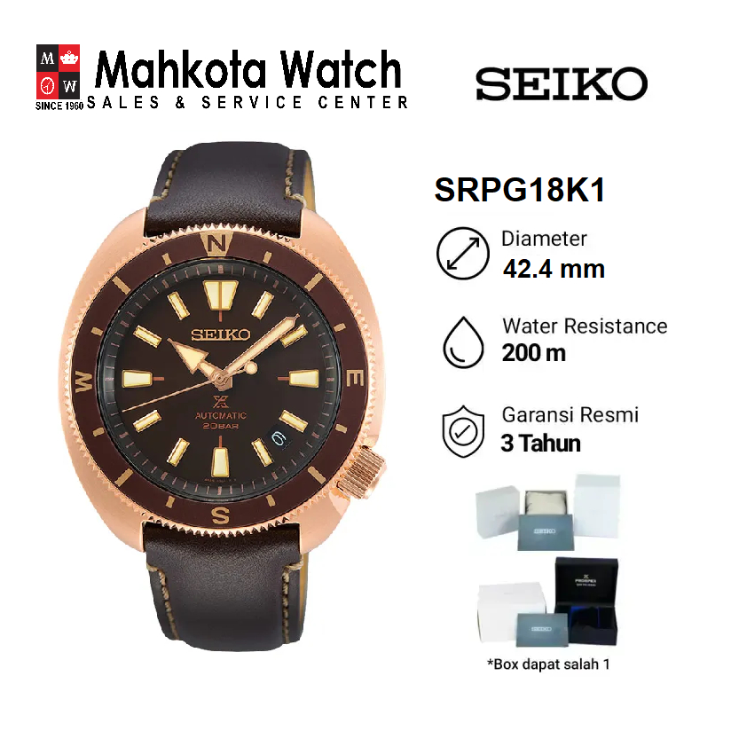 SEIKO SRPG18K1 JAM TANGAN PRIA ORIGINAL