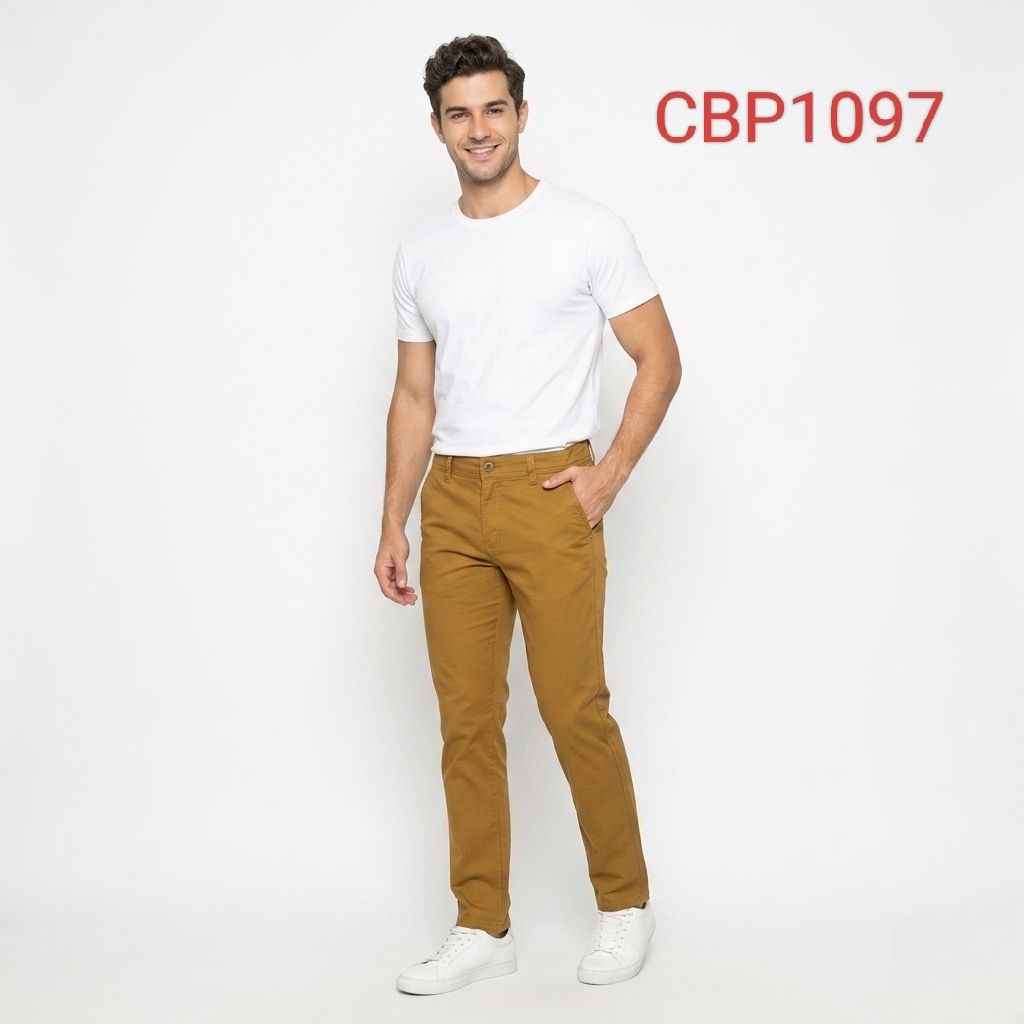 CDL Cardinal Celana Chinos Slimfit pria CBP1097