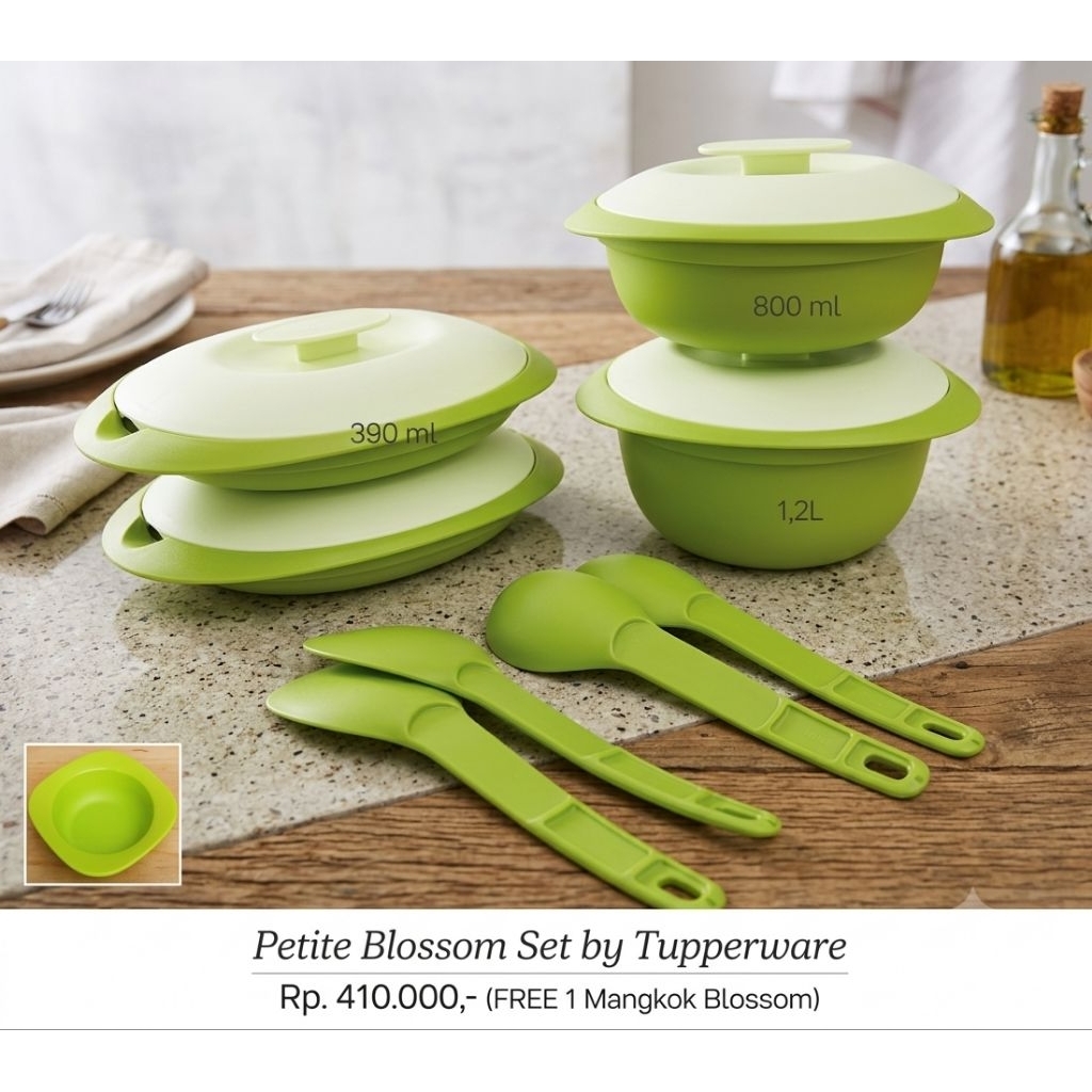 TUPPERWARE PETITE BLOSSOM SET