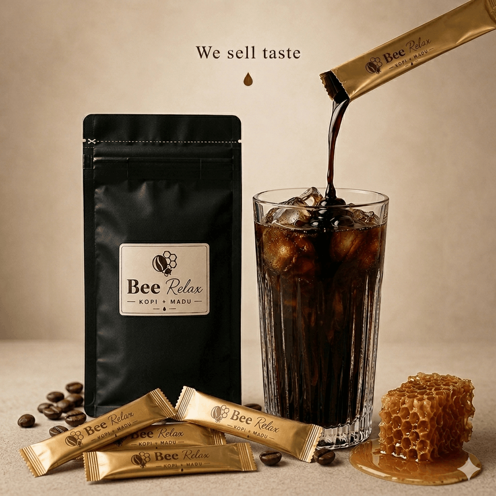 BEE RELAX - Bold Honey Brew | Robusta Ice honey Coffee