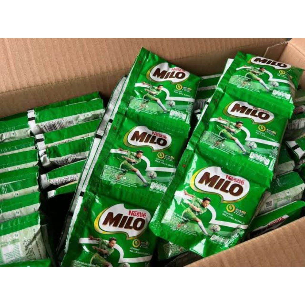 Susu Milo saset 1renceng/isi 10saset