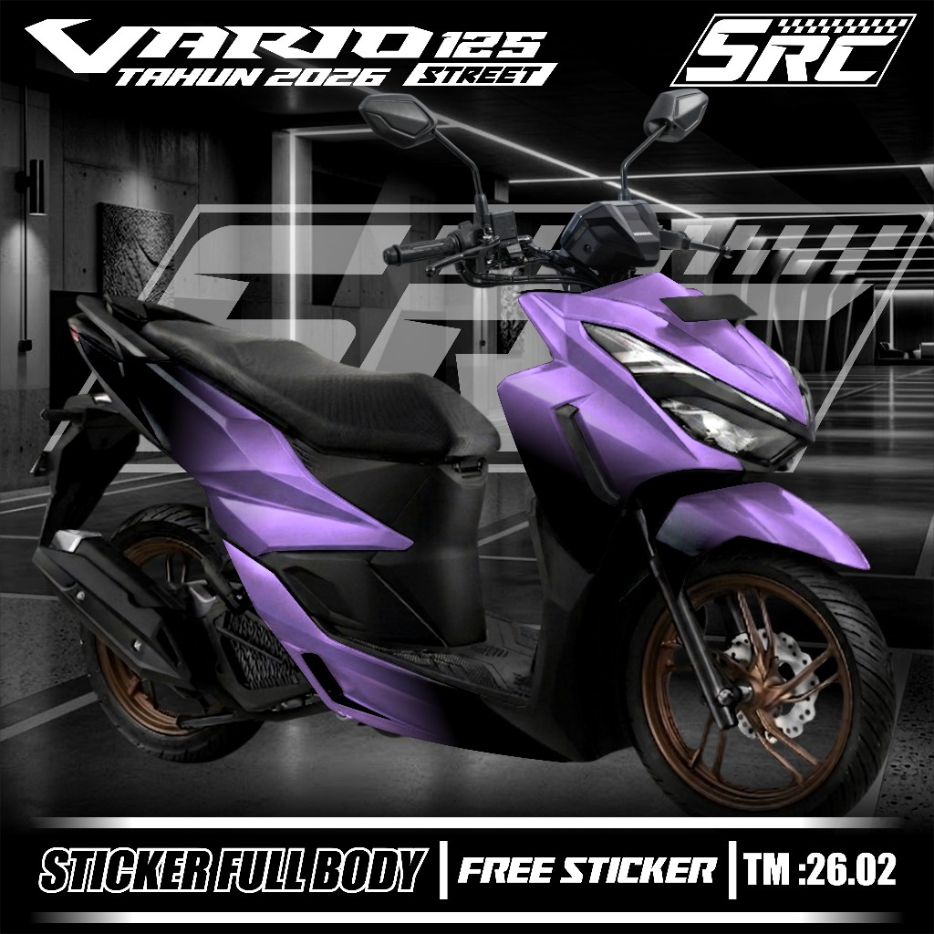 Terbaru Sticker Full Body Motor Honda Vario 125 Street Tahun 2025 2026 Sticker Full Body Vario 125 S