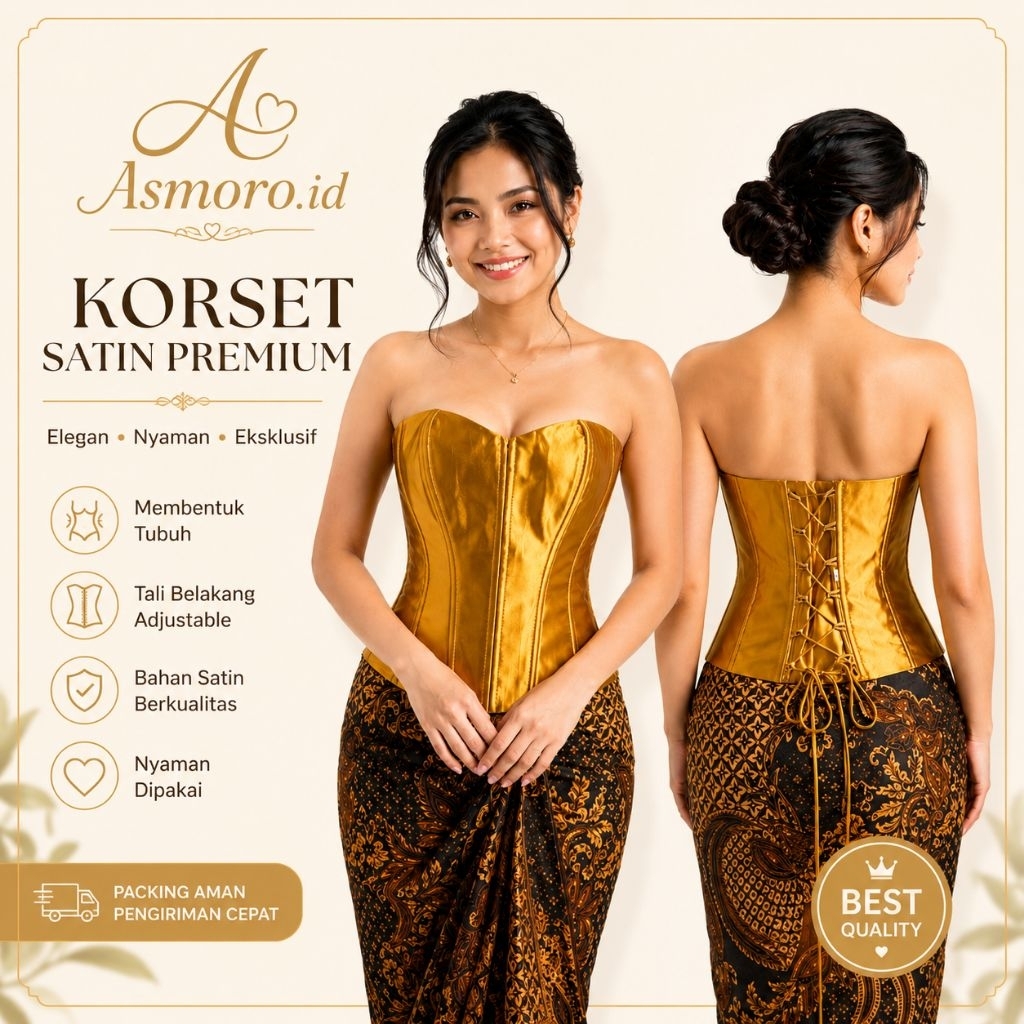 Longtorso Kebaya satin JUMBO 2L-5L / kamisol kebaya / longtorso pengantin / longtorso kebaya saten /