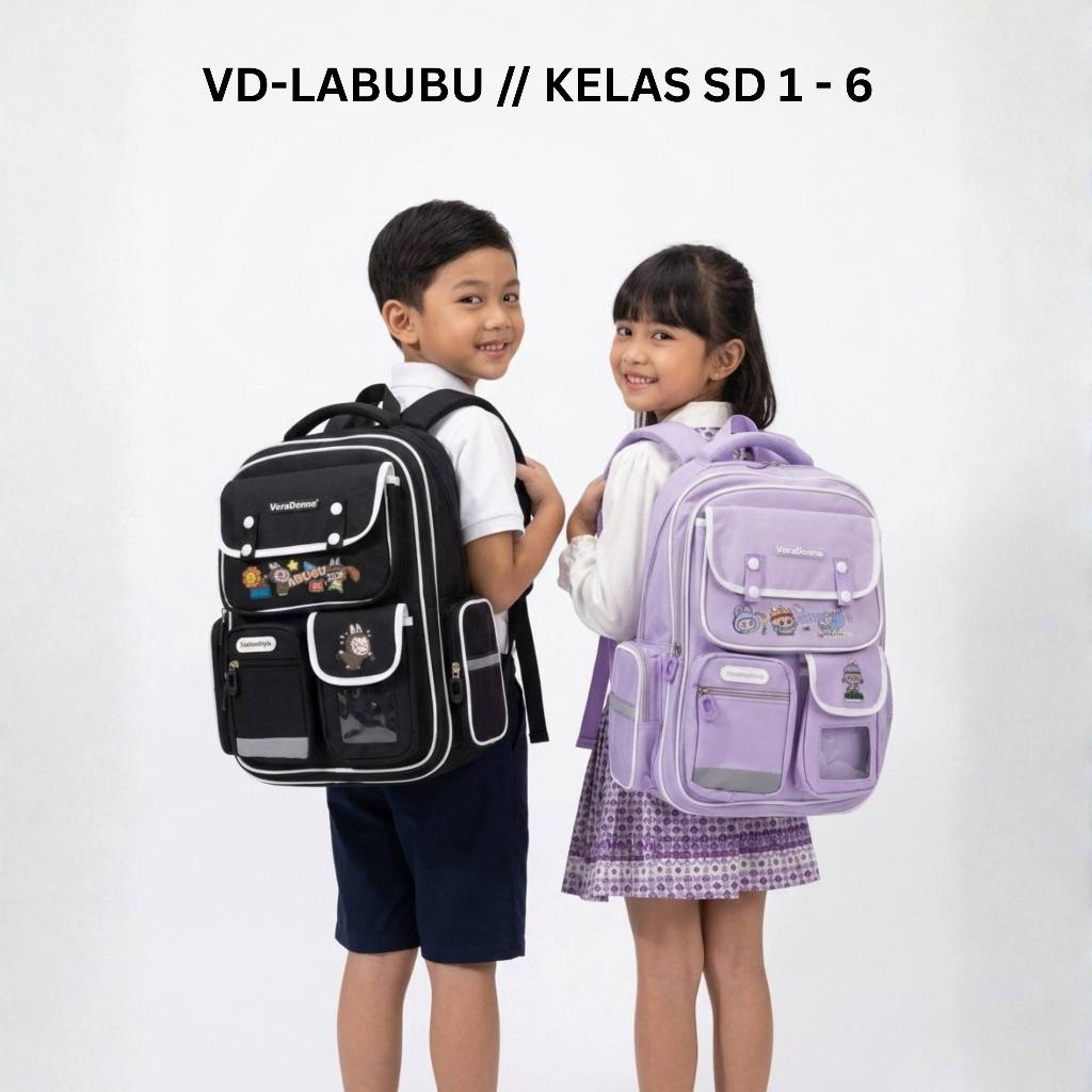 [VD-LABUBU] TAS RANSEL ANAK SEKOLAH TK SD LAKI LAKI PEREMPUAN IMPORT CHINA SEKOLAH PLAYGROUP ANTI AI