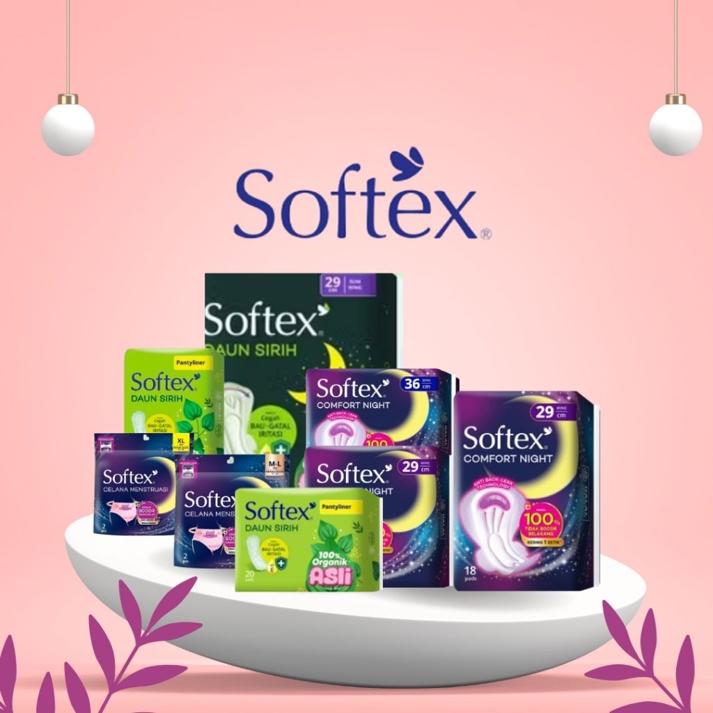 Softex Celana Menstruasi M-L 2s XL 2sSoftex Comfort Night 29cm 9pads / 29cm 18pads / 36cm 12pads - S