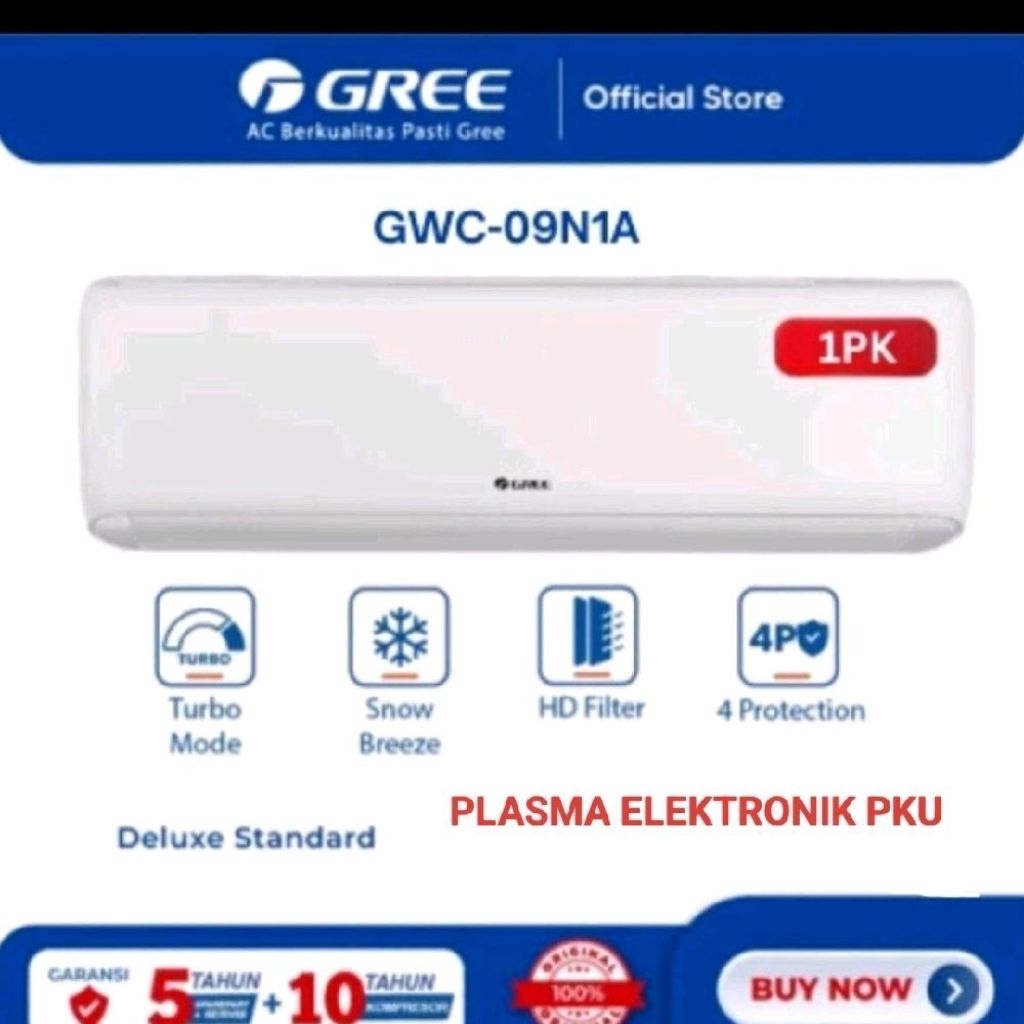 AC Gree 1 PK DELUXE STANDARD SERIES GWC-09N1/A (Indoor & Outdoor)