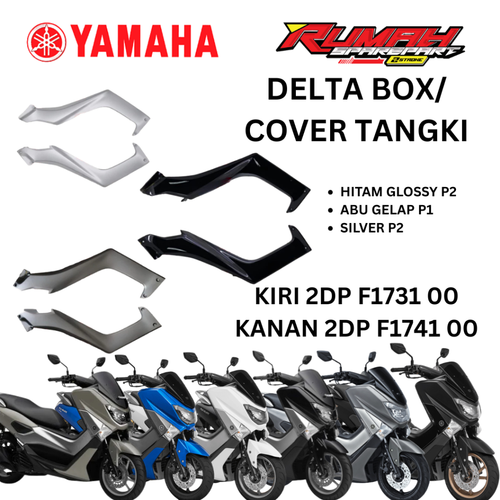 COVER BODY TENGAH / DELTA BOX KANAN NMAX OLD ORIGINAL YAMAHA - BODY NMAX OLD