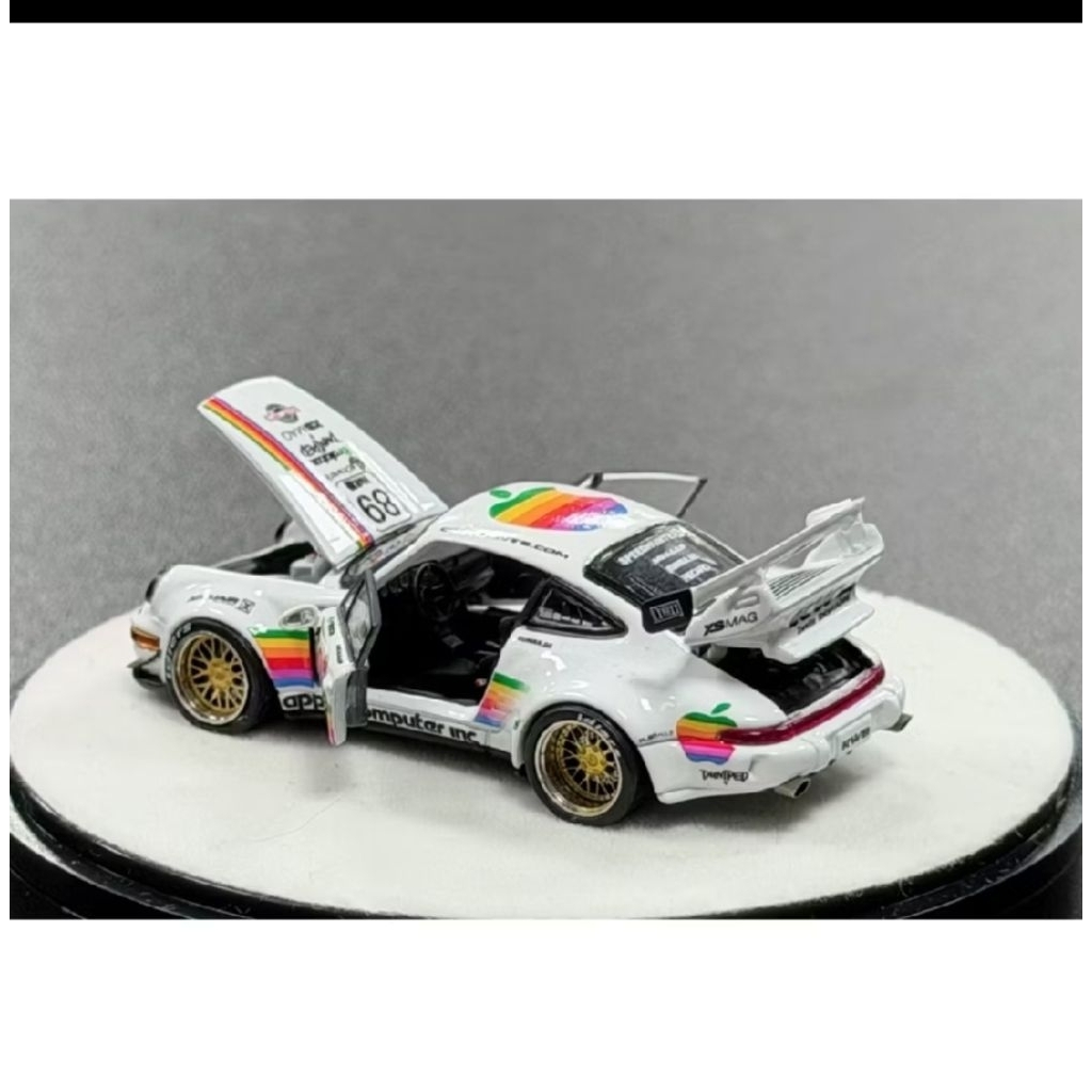 PGM 64 Porsche RWB 964 #89 Apple Livery Luxury Packaging