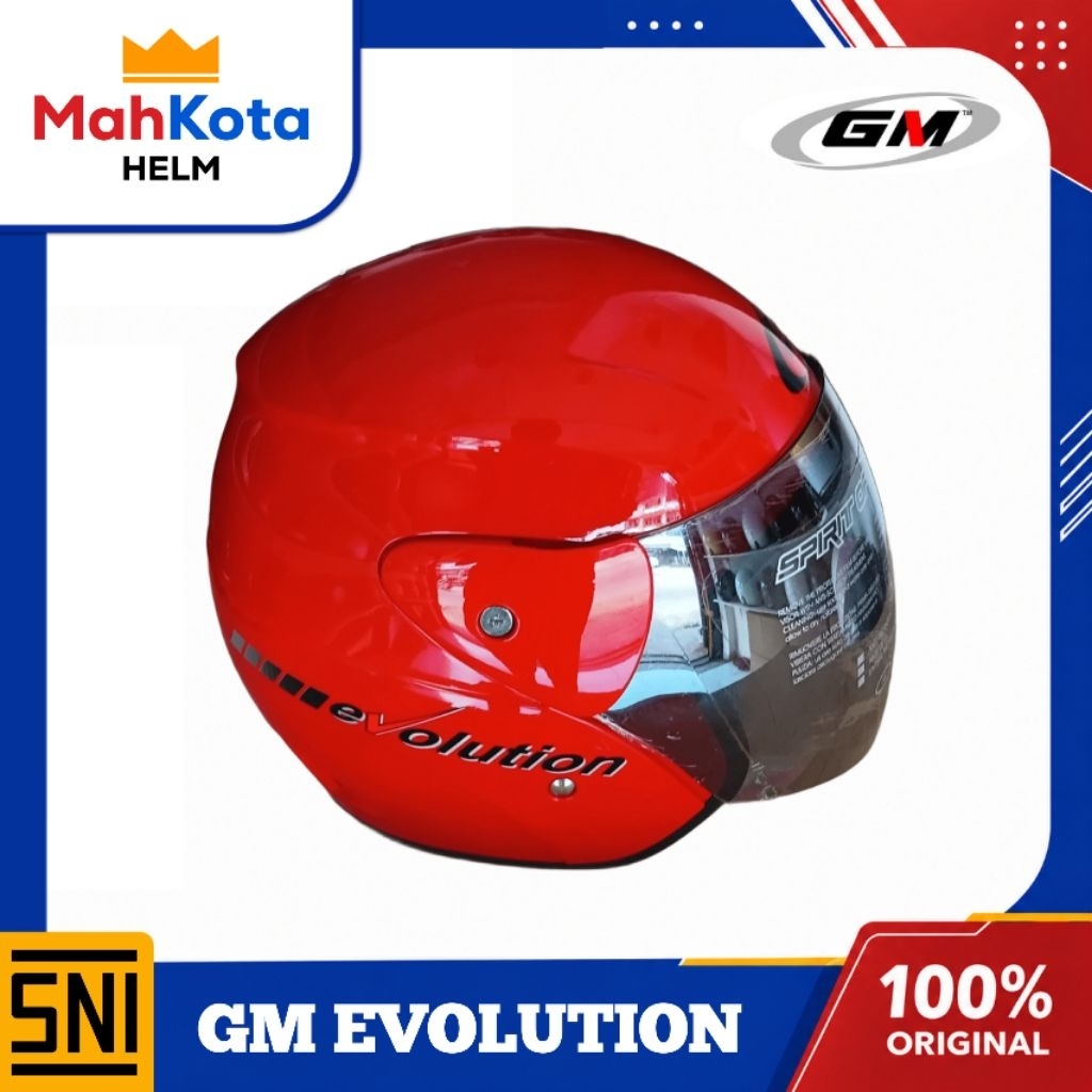 HELM GM EVOLUTION MERAH ORIGINAL