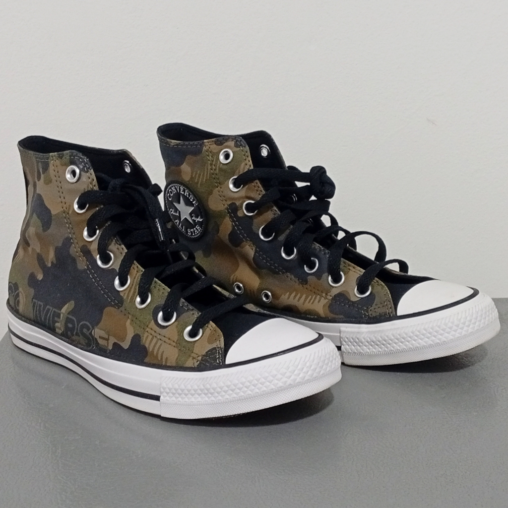 Sepatu CONVERSE Chuck Taylor All Star HI A00769C Utility Black Wood Original *LIMITED STOCK