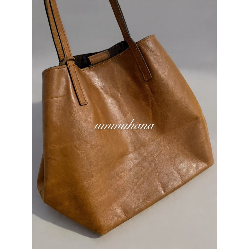 PRELOVED ASHA TOTEBAG WARNA COKLAT BY KAYNN